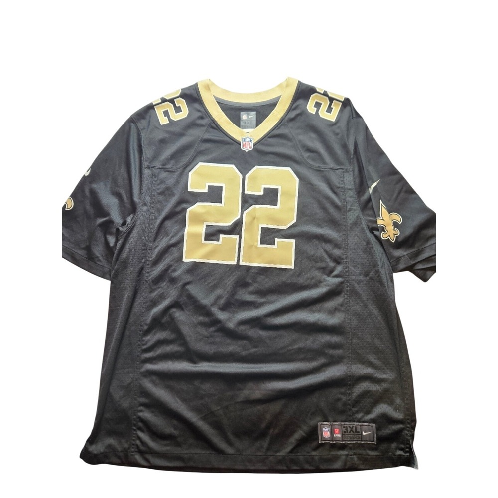 Nike New Orleans Saints Mark Ingram II 22 NFL Jersey Black Gold Mens 3XL - Picture 2 of 5